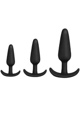 Doc Johnson 3 Graduated Sizes Anal Plug Set In A Bag Butt Plugs